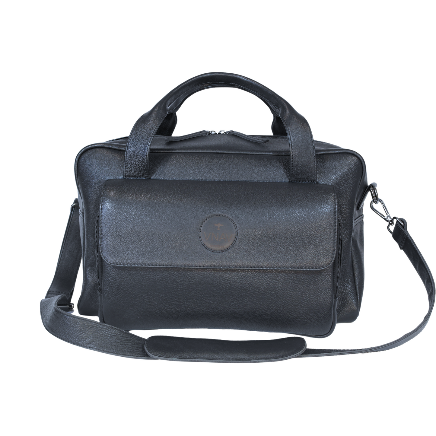 Stratos Max Leather Flight Bag front