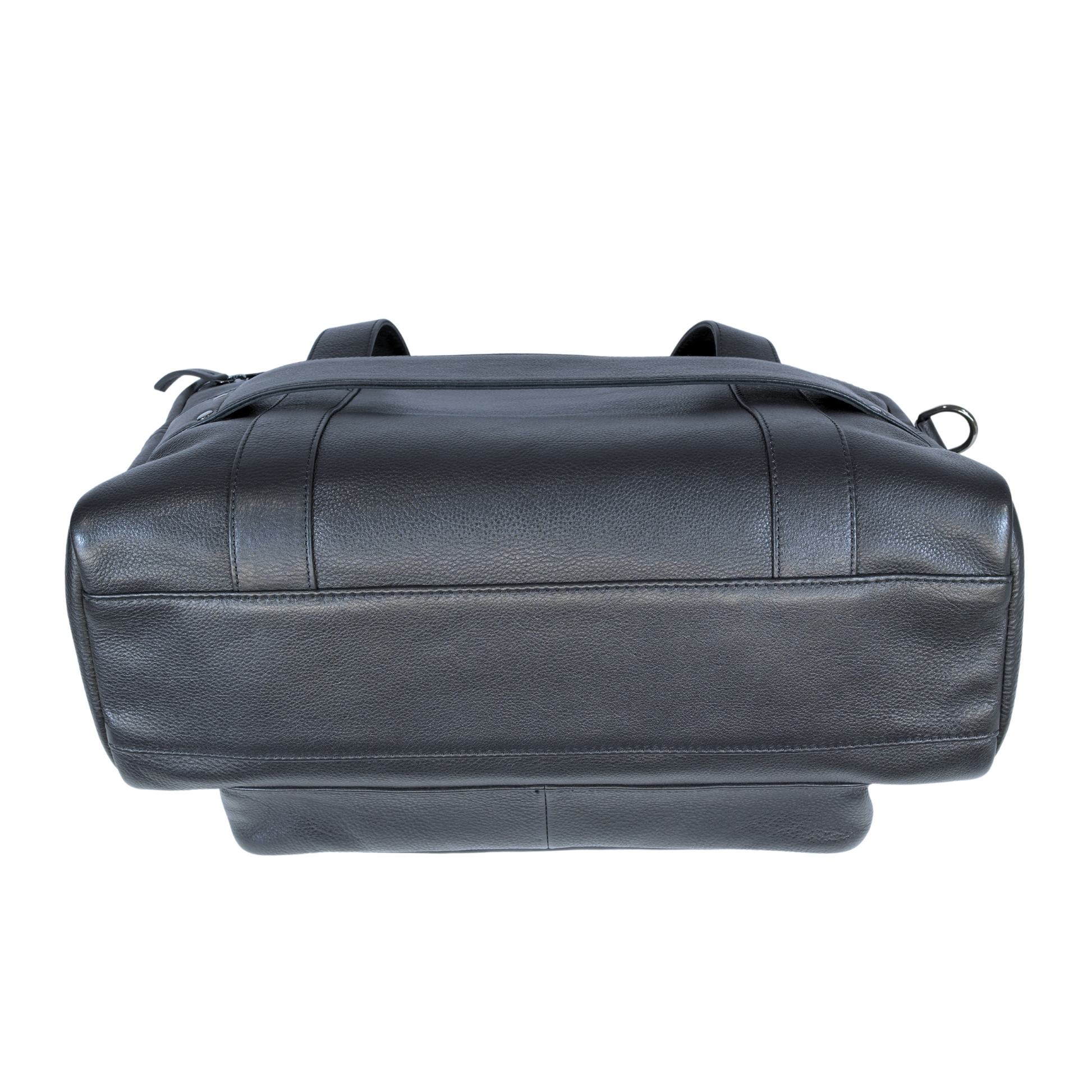 Soft bottom of Stratos Max leather pilot bag